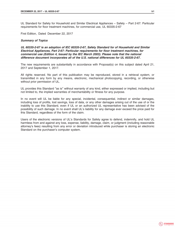 UL 60335-2-67 PDF UL 60335-2-67 PDF